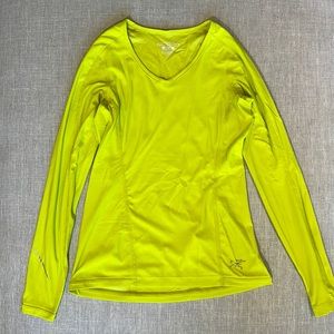 Neon Yellow Arcteryx V Neck